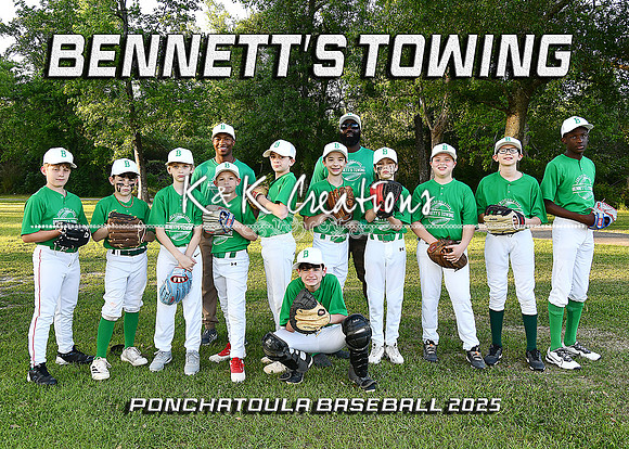 5X7 BENNETTS TOWING 11-12B TEAM