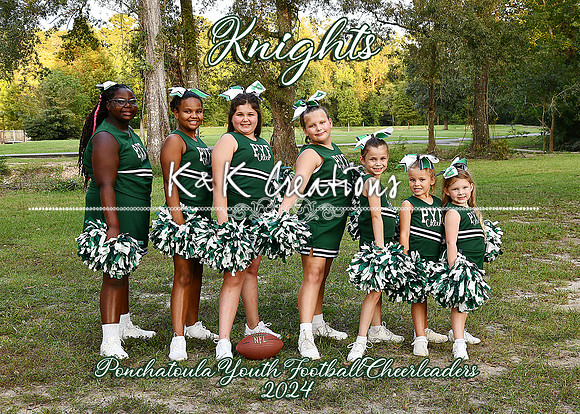 5X7 CHEER KNIGHTS TEAM
