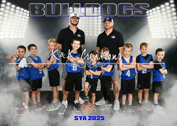 5X7 BULLDOGS SYA TEAM