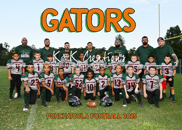 5X7 GATORS TEAM