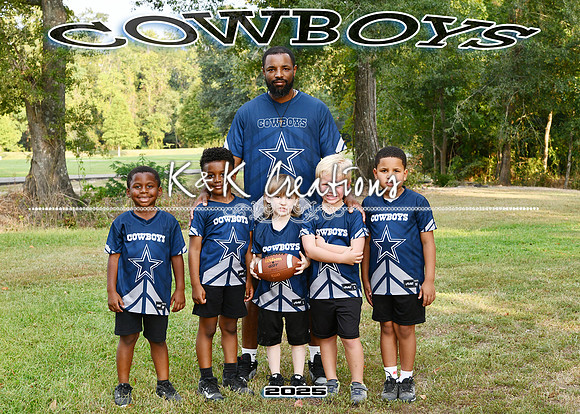 5X7 COWBOYS TEAM COACH CHRIS