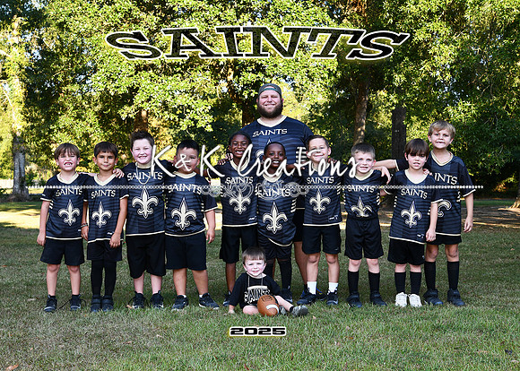 5X7 SAINTS - COACH MIKE K TEAM