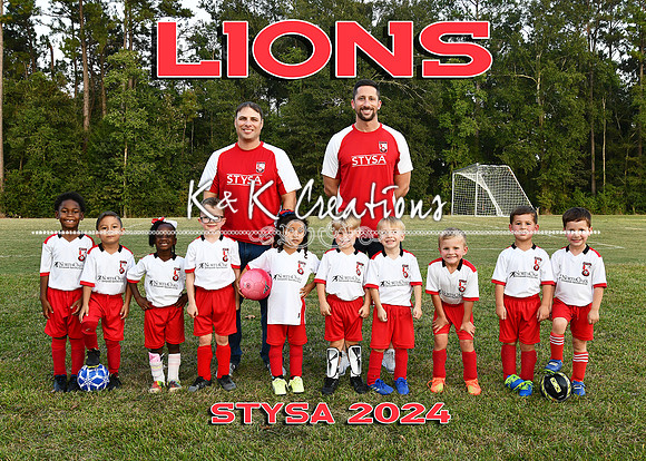 5X7 STYSA LIONS PRESCIA TEAM