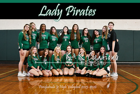 5x7 pjhs volleyball team 2025
