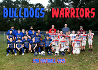 5X7 BULLDOGS WARRIORS TEAM SYA