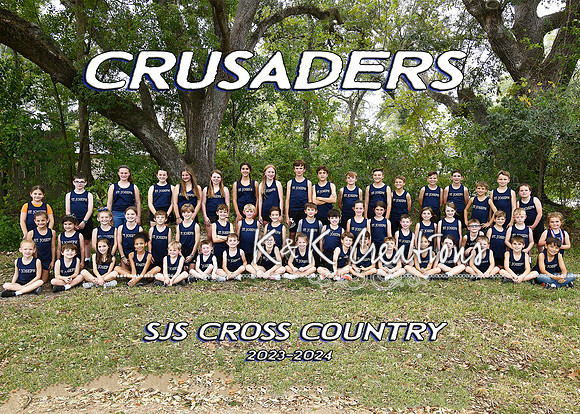 5x7 cross country team sjs
