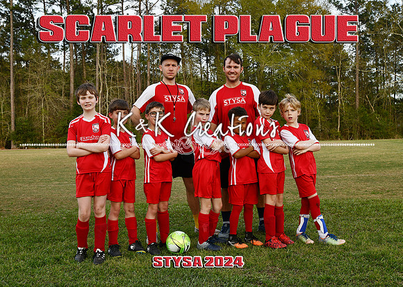 5X7 STYSA SCARLET PLAGUE TEAM