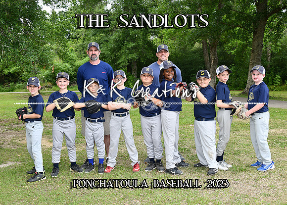5X7 SANDLOTS TEAM