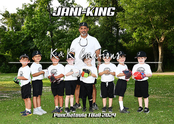 5X7 TBALL JANIKING TEAM