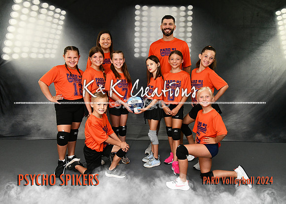 5X7 PSYCHO SPIKERS TEAM