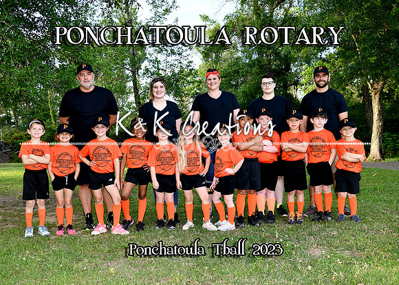 5x7 PONCHATOULA ROTARY TBALL