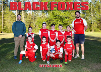 5X7 BLACK FOXES TEAM