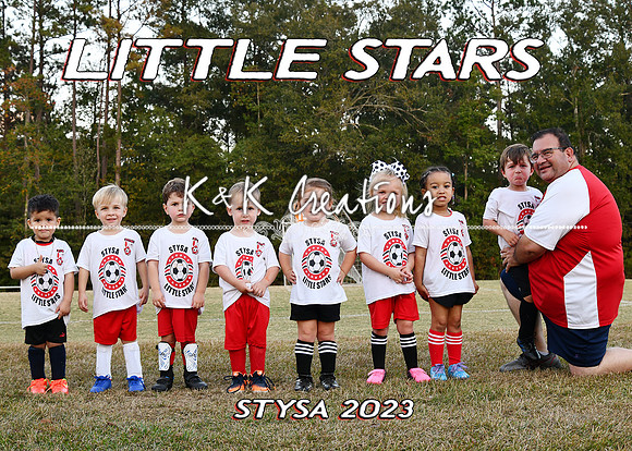 5x7 little stars coach brian team