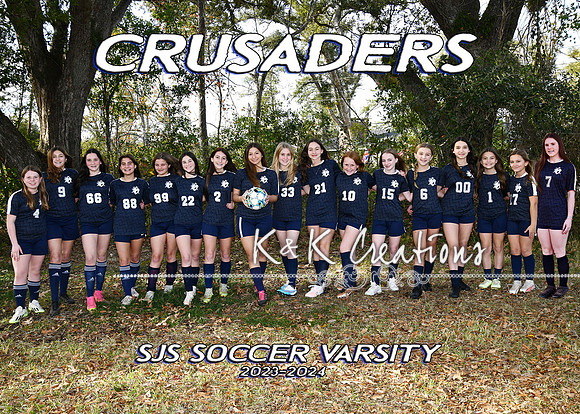 5X7 SJS GIRLS VARSITY SOCCER TEAM