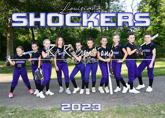 5X7 SHOCKERS GIRLS TEAM