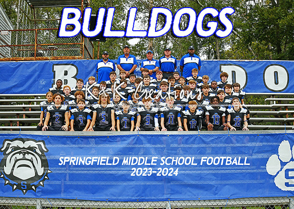 5x7 sms football team
