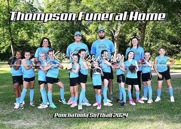 5x7 thompson funeral home78girls team