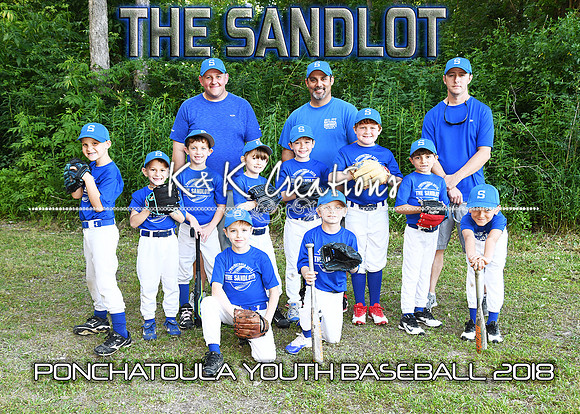 5X7 7-8BOYS THE SANDLOT TEAM