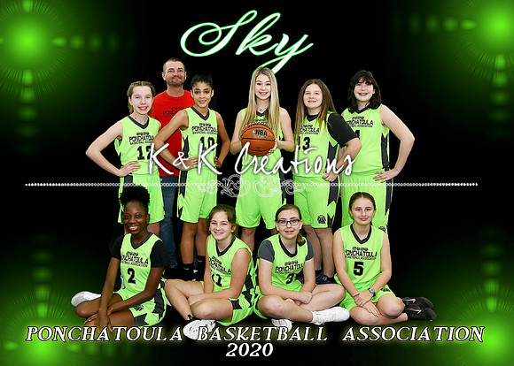 5X7 12-18 GIRLS SKY