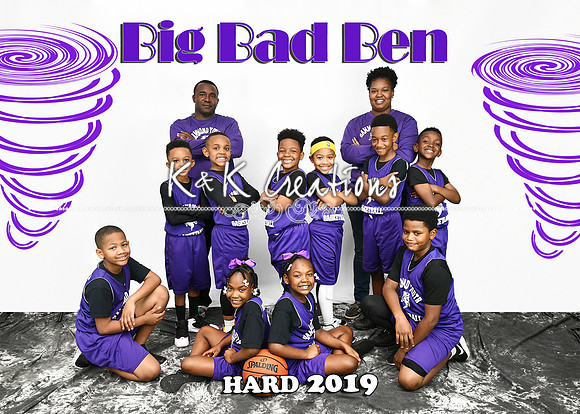 5x7 7-8 BIG BAD BEN TEAM
