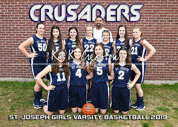 5X7 GIRLS VARISTY TEAM WITH COACHS