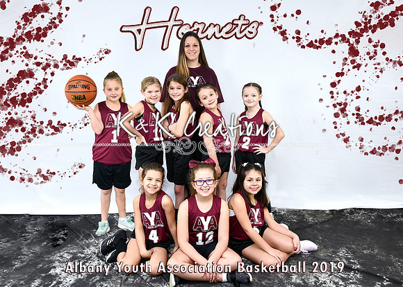 5x7 7-8 girls team 2 HORNETS team
