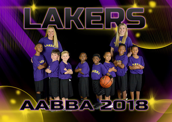 5X7 LAKERS  AABBA TEAM