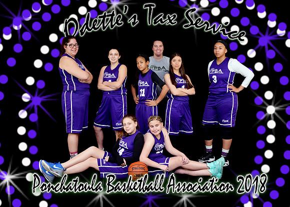 5X7 ODETTES TAX SERVICE 12-18G TEAM