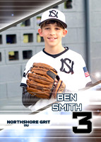 Northshore Grit 11U trader cards