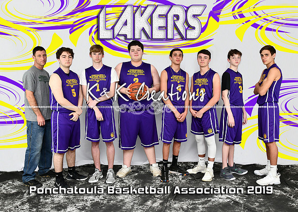 5X7 Boys 15-18 LAKERS TEAM