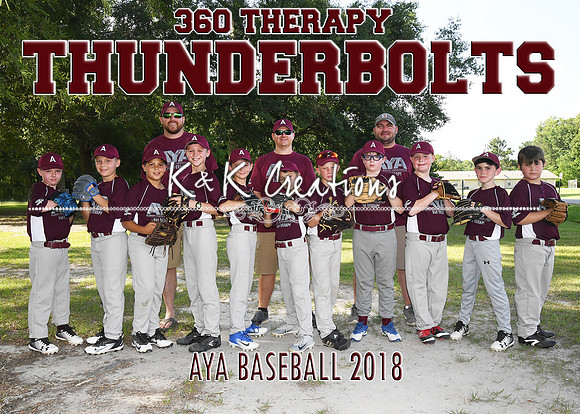 5X7 9-10B 360 THERAPY THUNDERBOLTS TEAM