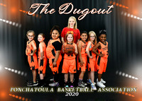 5X7 7-8 GIRLS THE DUGOUT TEAM