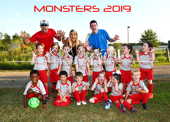5X7 MONSTERS FUN TEAM