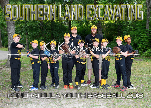 5x7 9-10Boys Southern Land Excavating TEAM