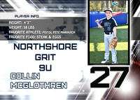 Northshore Grit 9U Trader Cards