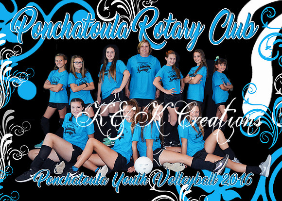 5x7 Ponchatoula Rotary Club team
