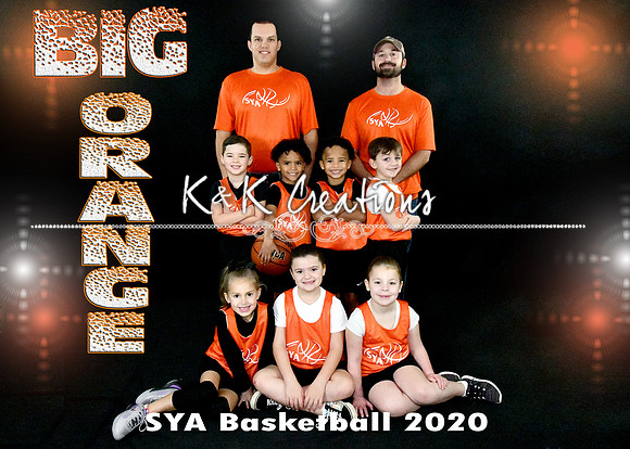 5X7 5-6 COED BIG ORANGE TEAM