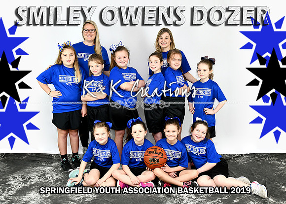 5x7 7 Girls Annie SMILEY OWENS DOZER TEAM