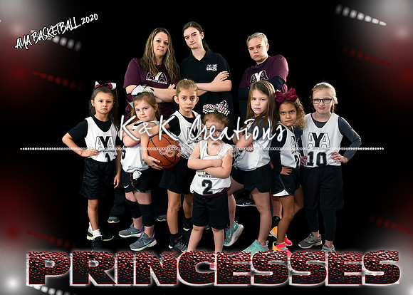 5X7 4-5-6 GIRLS TEAM 2 PRINCESSES