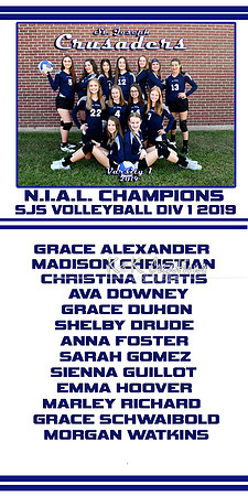 SJS VOLLEYBALL DIV 1 BANNER 2019