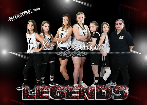 5X7 GIRLS 11-13 TEAM 3 LEGENDS