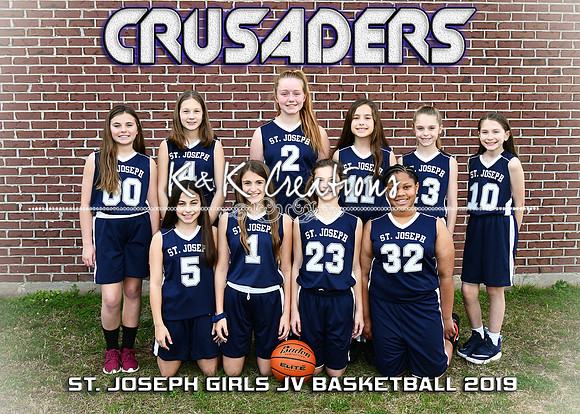 5X7 SJS JV GIRLS BASKETBALL TEAM