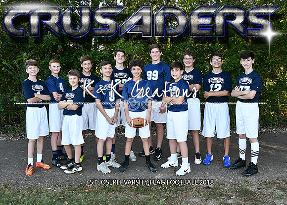 5X7 SJS VARISTY FLAG FOOTBALL TEAM 2018