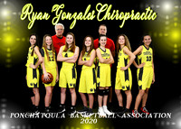 5X7 12-18 GIRLS RYAN GONZALES CHIROPRACTIC TEAM