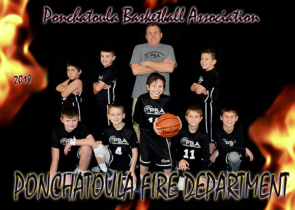 5X7  PONCHATOULA FIRE DEPT 9-10B TEAM