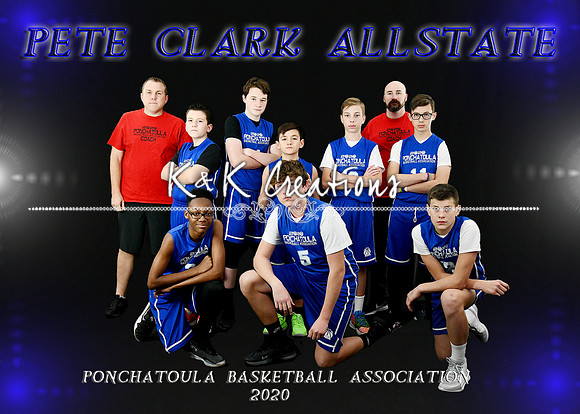 5X7 13-14 BOYS PETE CLARK ALLSTATE TEAM