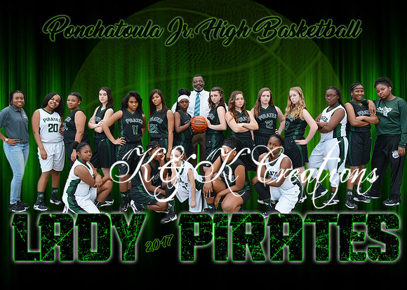 5X7 PJHS GIRLS BASKETBALL TEAM