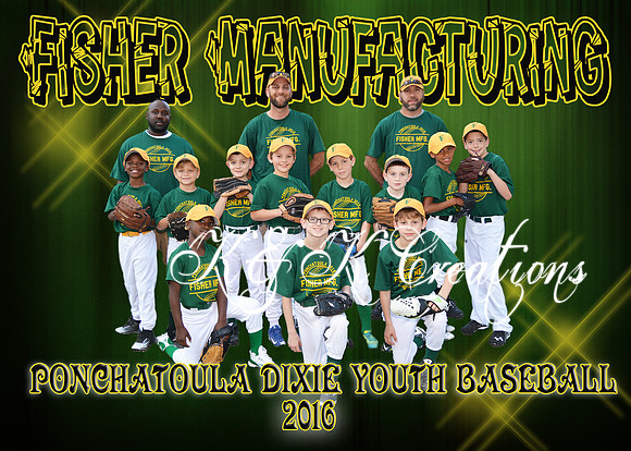 fisher manufacturing 5x7 team 7-8boys