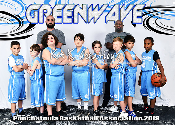 5x7 Boys 9-10 GREENWAVE TEAM