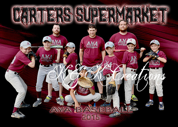 5x7 CARTERS SUPERMARKET TEAM